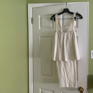 Whit linen dress